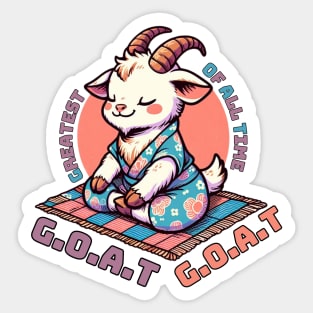 Goat Yoga instructor Sticker